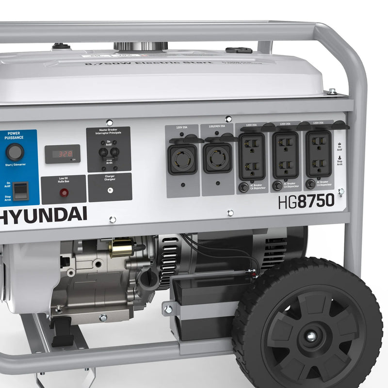Buy HG8750 Hyundai Conventional Generator 120/240V 7000/8750W and other accessories in Canada and the United States.