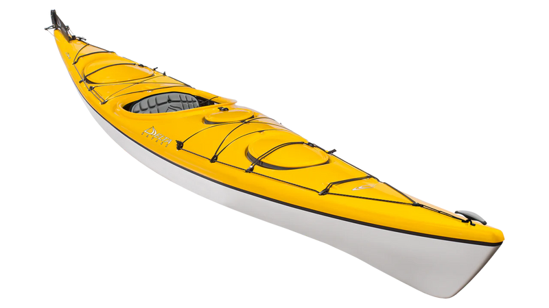 Kayak Delta 16 with Rudder Yellow