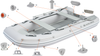 Parts of the Kolibri KM-330DXL Inflatable Boat