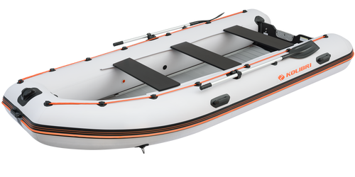 Discover the Kolibri KM-400DSL Inflatable Boat, designed for stability and durability. Shop now at Crafts Cove Marine with delivery across Canada.