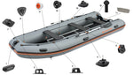 Parts of the Kolibri KM-450DSL Inflatable Boat