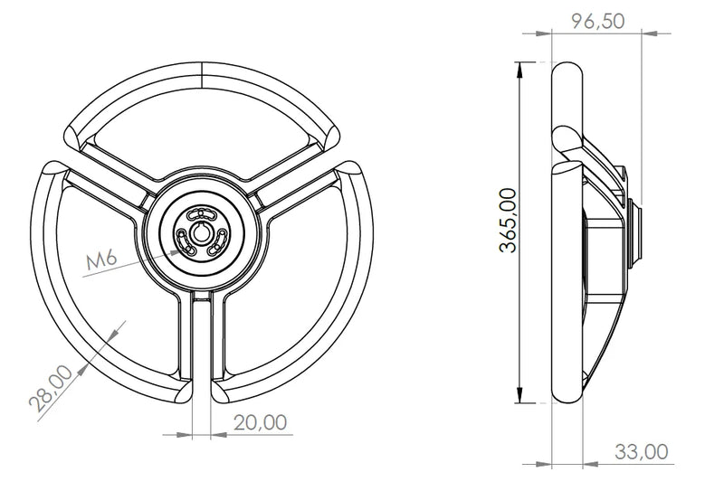 Buy Carbonautica Boat steering wheel – PW Clover 365 (Carbon fiber) and other accessories in Canada and the United States.