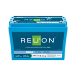 RELiON RB80 Deep Cycle Lithium Battery (Front view)