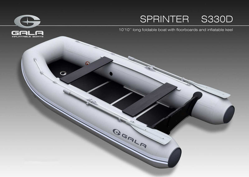 Foldable Inflatable Boat GALA Sprinter-D S330D