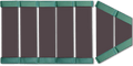 Buy Slatted laminated deck + bow part k-280ct, k-300ct for Kolibri Inflatable Boat and other Inflatable boat accessories in Canada and the United States.
