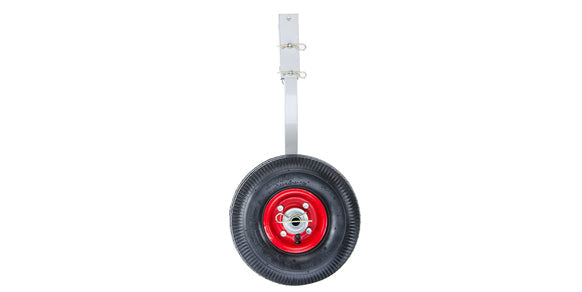 Transom wheels Bark Boats Front