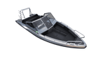 Aluminum boat UMS 585DC 19.5ft (Front view)