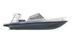 Aluminum boat UMS 585DC 19.5ft (Side view)