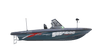 Aluminum boat UMS 585DC 19.5ft (Side view)