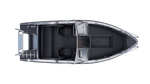 Aluminum boat UMS 585DC 19.5ft (Top view)