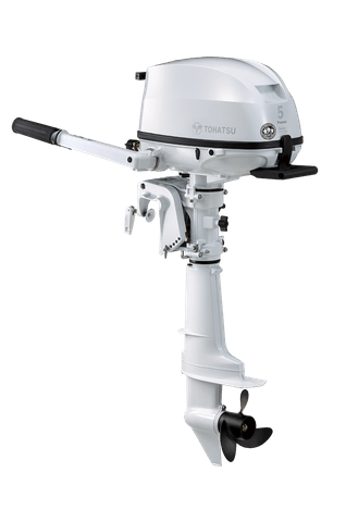 Shop OUTBOARD TOHATSU MFS5LPG at Crafts Cove Marine. Eco-friendly, fuel-efficient outboard motor. Available for delivery across Canada.