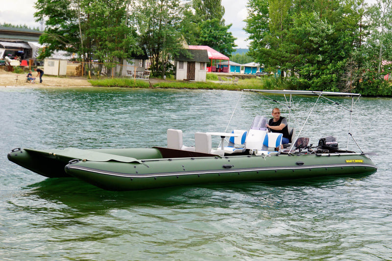 Inflatable Boat Catamaran Pontoon BoatHouse TM660 (FULL ACCESSORIES PACKAGE)