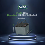Epoch Lithium Marine Battery 12v 50ah size