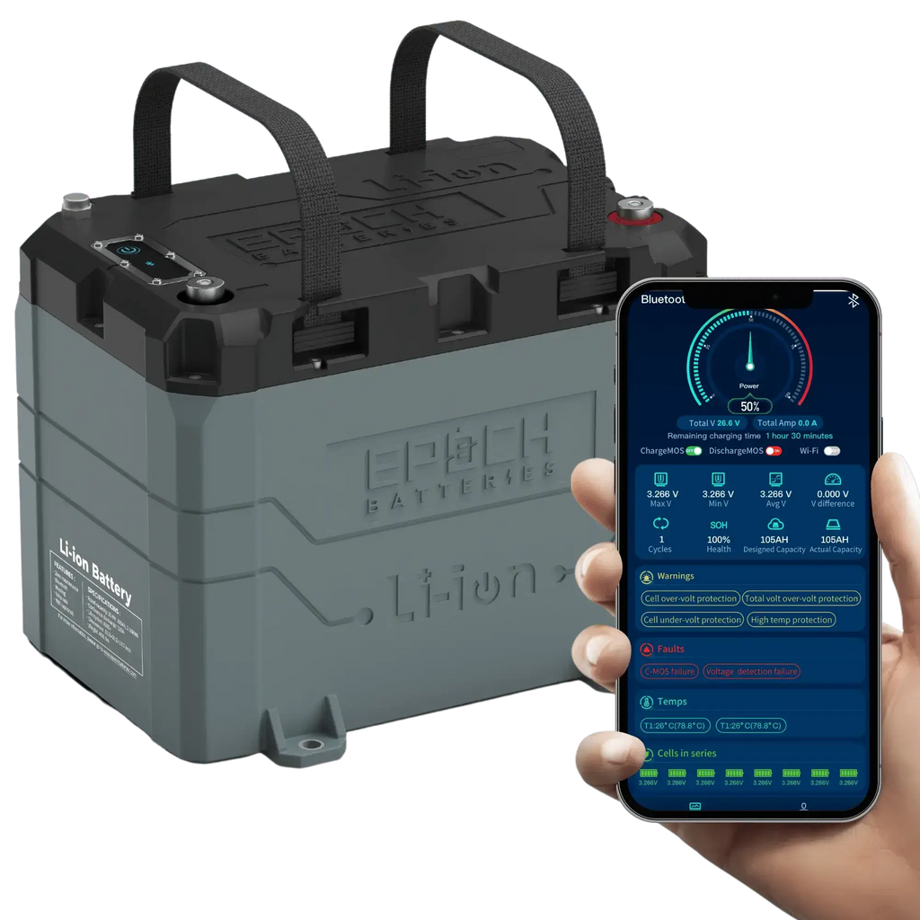 Epoch Lithium Marine Battery 12v 50ah in Canada