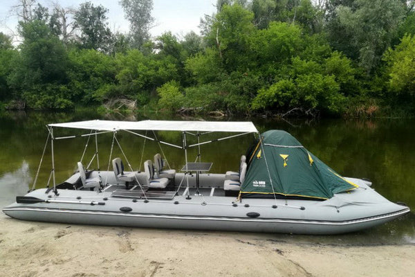 Inflatable Boat Catamaran Pontoon BoatHouse TM660 (FULL ACCESSORIES ...