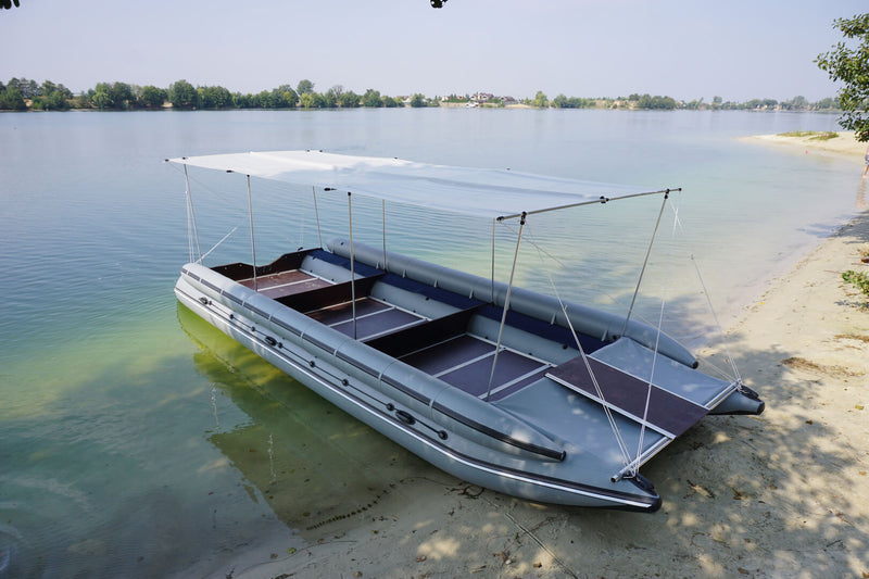 Inflatable Boat Catamaran Pontoon BoatHouse TM660 (FULL ACCESSORIES PACKAGE)