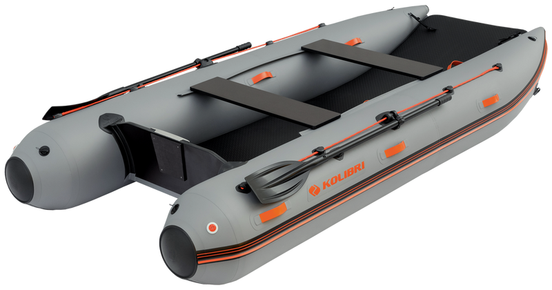 Kolibri Catamaran KM-380CM Inflatable Boat (Side view)