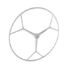 Sailboat steering wheel – Sport (Glass fiber) in white