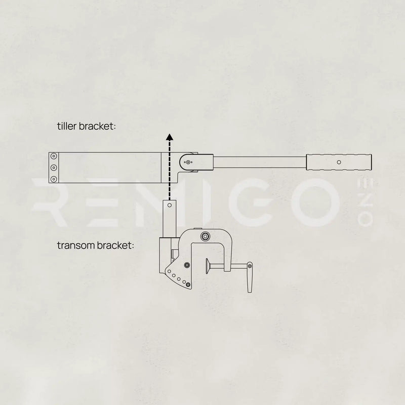 Remigo Spare Tiller Bracket Blueprint