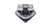 Front view of the UMS 585DC fishing boat.